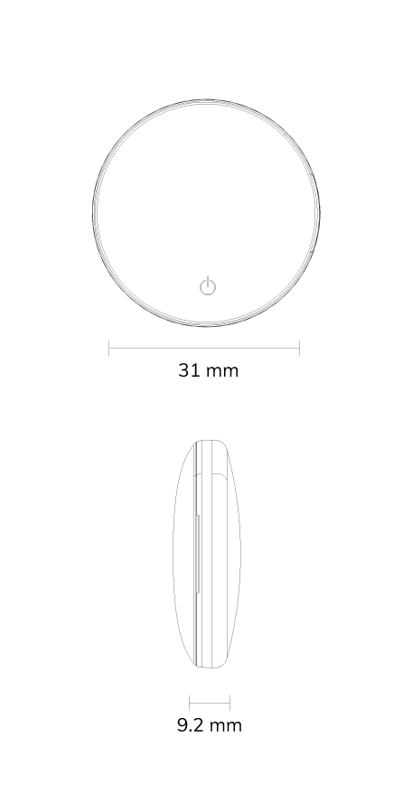 MWB01 活動(dòng)定位標(biāo)簽尺寸圖
